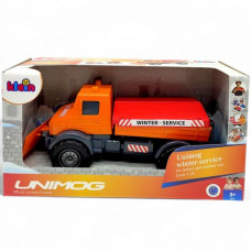 Машинка пластикова "Снігоочисний автомобіль Unimog"