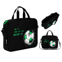 Школьная текстильная сумка Kite A4,1 отделение, 589 Football