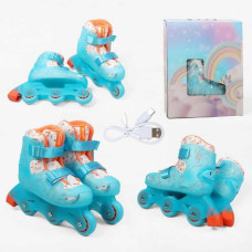 Ролики, розмір 30-31 (Блакитний)