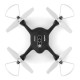 Квадрокоптер Syma с 2,4 Ггц управлением и FPV-камерой 21 cм черный (X23W Black)