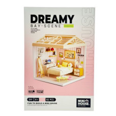Конструктор-румбокс Mini House серии Интерьер – Спальня (свет)