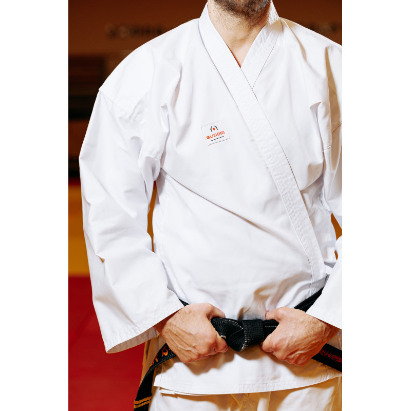 Біле кімоно для хлопців/чоловіків, рукопашний бій, TM BUDOGI, зріст 160 см, щільність 240 гр/м.кв.