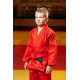 Червоне дитяче кімоно для хлопчиків, грепплінг, TM BUDOGI, зріст 120 см, щільність 350 гр/м.кв.