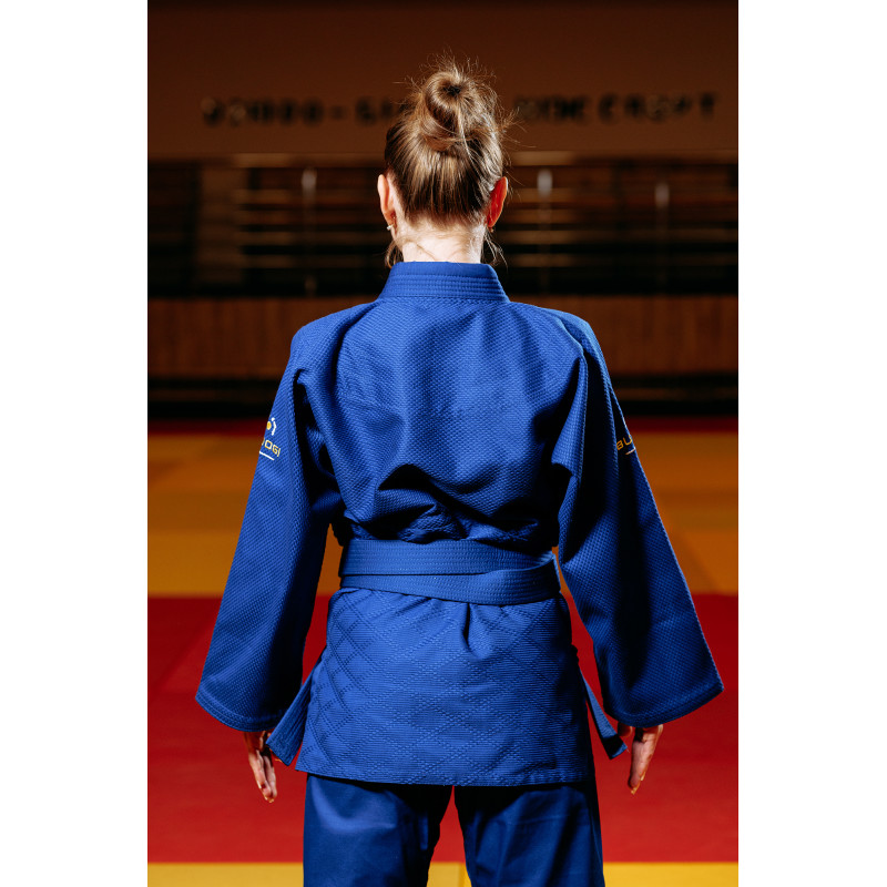 Синє кімоно для дівчат/жінок, дзюдо, TM BUDOGI серія ADVANCED, зріст 160 см, щільність 500 гр/м.кв.