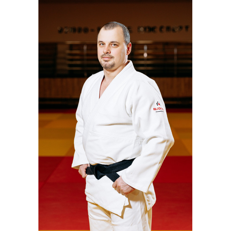Белое кимоно для парней/мужчин, дзюдо, TM BUDOGI серия ADVANCED, рост 170 см, плотность 500 гр/м.кв.