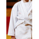 Біле дитяче кімоно для дівчаток, рукопашний бій, TM BUDOGI, зріст 120 см, щільність 240 гр./м.кв.