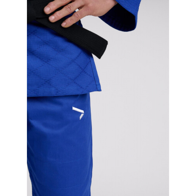 Синє кімоно для дзюдо IPPON GEAR BASIC 2, Зріст 170 см, Щільність: 500 г/м², Бавовна, Поліестер