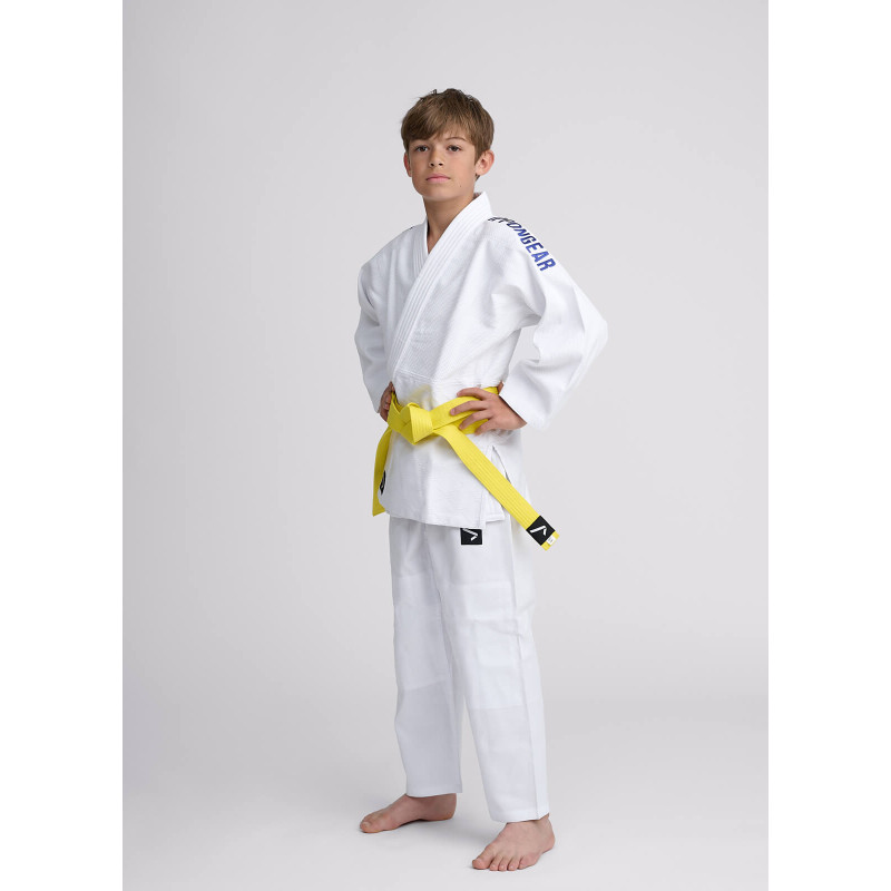 Біле дитяче кiмоно для хлопчиків IPPON GEAR NXT, Зріст 150 см, Щільність 335 г/м², Бавовна, Поліестер