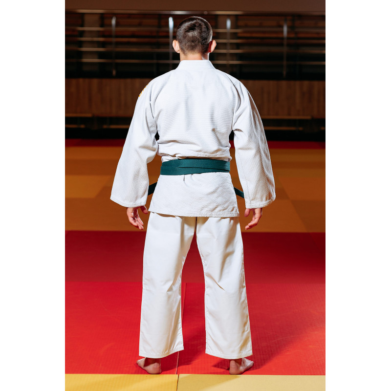 Кімоно для дзюдо біле, TM "Kintayo" Wazari, 160 зріст, щільність 650 гр/м.кв.