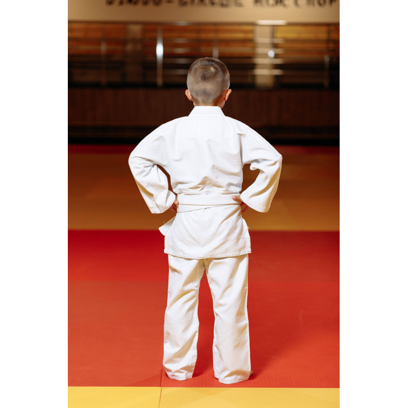 Кімоно для дзюдо біле, TM "Kintayo" Koka, 120 зріст, щільність 350 гр/м.кв.