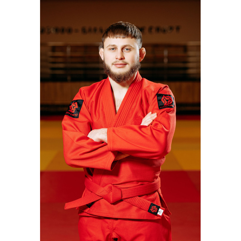 Кимоно для греплинга красное, TM "Kintayo", 170 рост, плотность 450 гр/м.кв.