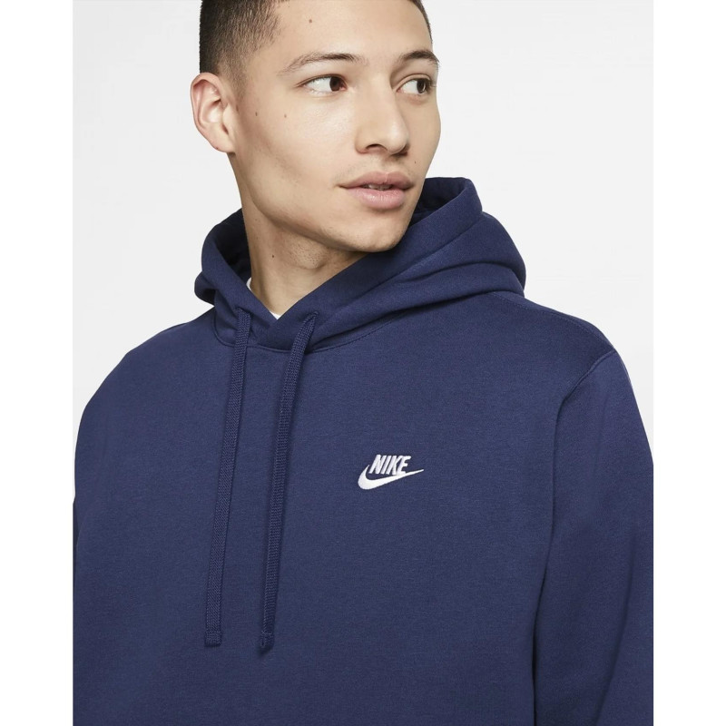 Бомбер чоловічий Nike M Nsw Club Hoodie Po Bb (BV2654-410)