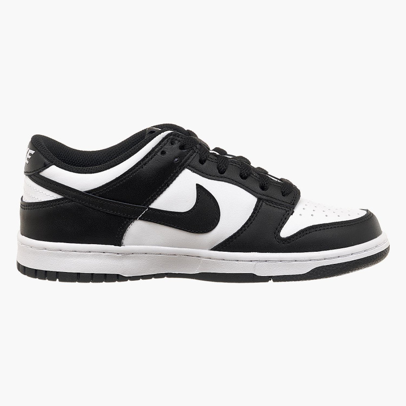 Кросівки жіночі Nike Dunk Low Retro White Black (Gs) (CW1590-100)