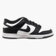 Кросівки жіночі Nike Dunk Low Retro White Black (Gs) (CW1590-100)
