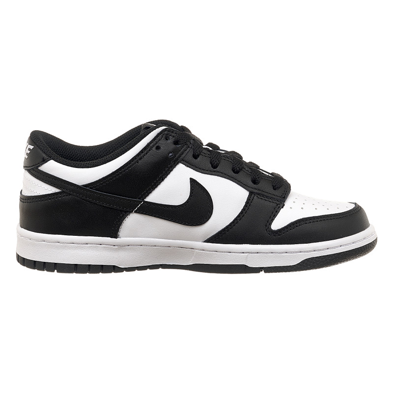 Кросівки жіночі Nike Dunk Low Retro White Black (Gs) (CW1590-100)
