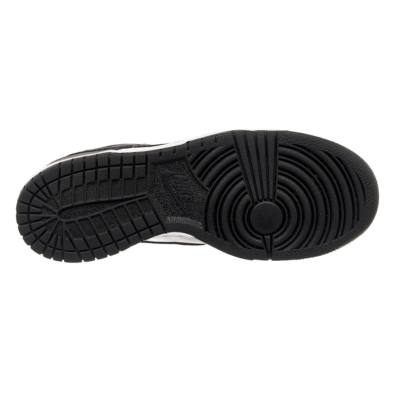 Кросівки жіночі Nike Dunk Low Retro White Black (Gs) (CW1590-100)