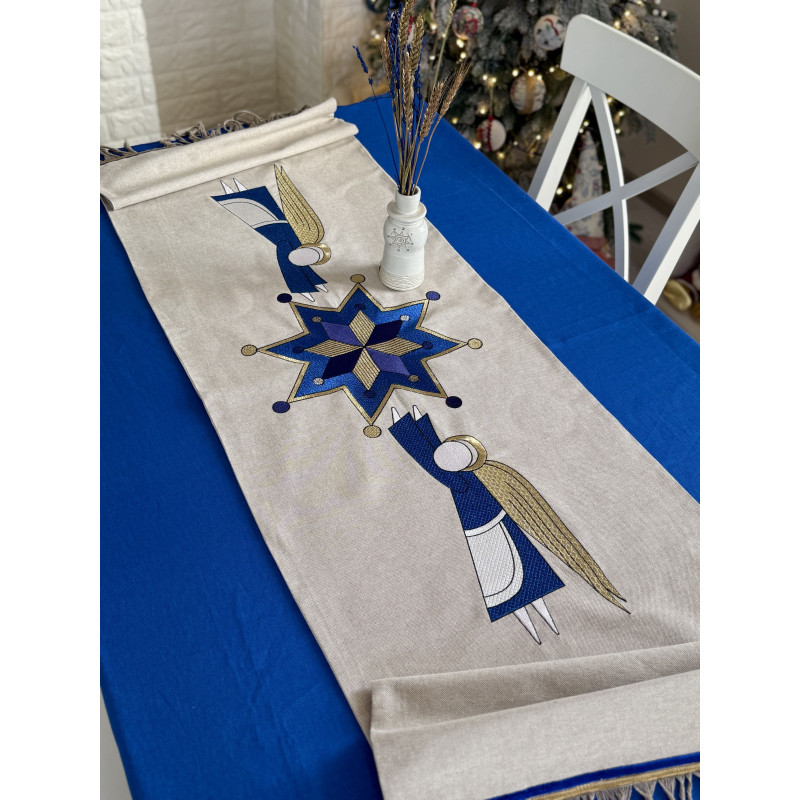Доріжка на стіл з вишивкою ANGELS OF PEASE