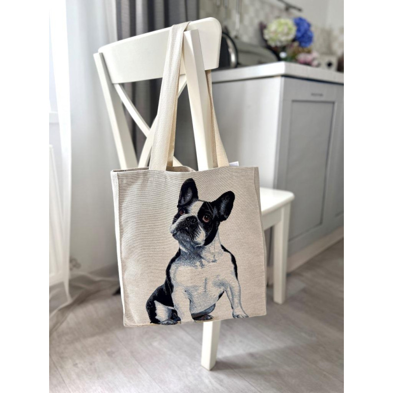 Сумка гобеленова FRENCH BULLDOG-SM (37x40) Limaso