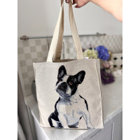 Сумка гобеленовая FRENCH BULLDOG-SM (37x40) Limaso