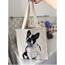 Сумка гобеленова FRENCH BULLDOG-SM (37x40) Limaso