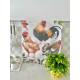 Набір з 2 шт. кухонних рушників "Chicken Family" SET TOWELS-01