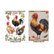 Набір з 2 шт. кухонних рушників "Chicken Family" SET TOWELS-01