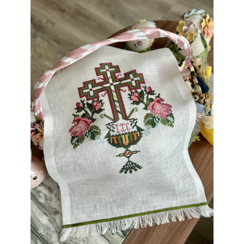 Рушничок у кошик великодній RKVV018