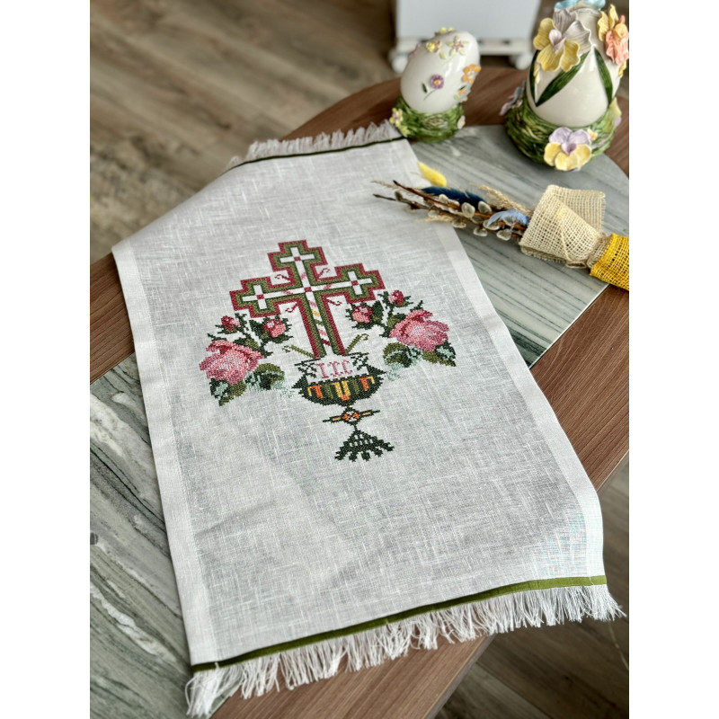 Рушничок у кошик великодній RKVV018