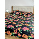 Покривало оксамитове BLACK+2 наволочки (200x240+2*45x45)