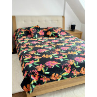 Покривало оксамитове BLACK+2 наволочки (200x240+2*45x45)