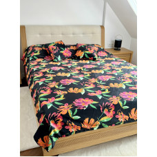 Покривало оксамитове BLACK+2 наволочки (200x240+2*45x45)