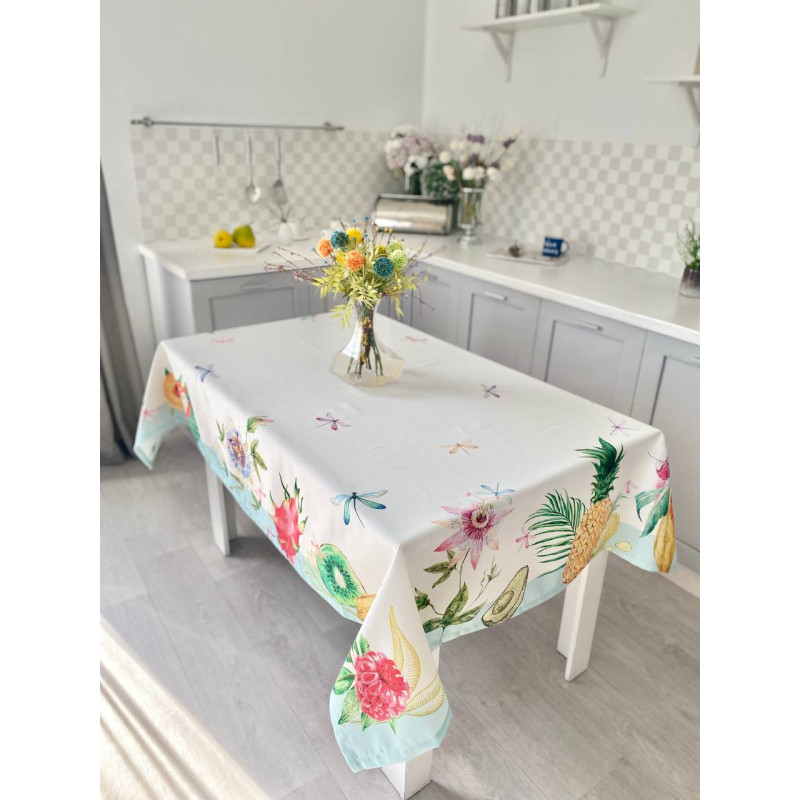 Скатертина з водовідштовхуючим покриттям MANTEL FRUTA