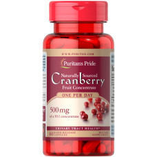Журавлина, Cranberry, Puritan's Pride, 1 на день, 60 капсул