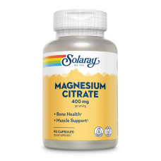 Магній цитрат, Magnesium Citrate, Solaray, 400 мг, 90 капсул (133 мг на капсулу)