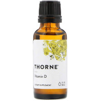 Вітамін D, Vitamin D, Thorne, 30 мл.