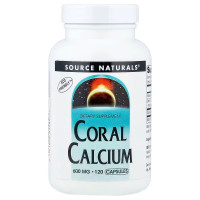 Коралловый кальций, Coral Calcium, Source Naturals, 120 капсул (600 мг на капсулу)