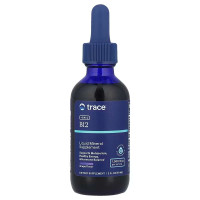 Ионный витамин B12, Liquid Ionic B12, Trace Minerals Research, 1000 мкг, вкус винограда, жидкий, 59 мл