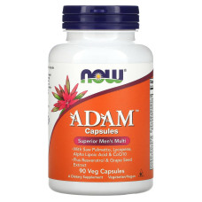 Вітаміни для чоловіків Адам, Adam Men's Multi, NOW Foods, 90 вегетаріанських капсул