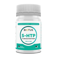 5-HTP (5-гидрокситриптофан), 5-HTP, Biotus, 100, мг, 30 капсул
