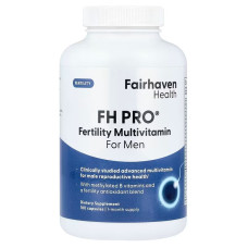Репродуктивне здоров'я чоловіків, FH Pro for Men, Fairhaven Health, мультивітаміни, 180 капсул