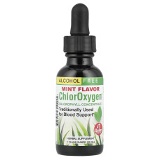 Концентрат хлорофілу, без спирту, ChlorOxygen, Chlorophyll Concentrate, Herbs Etc., зі смаком м'яти, 30 мл