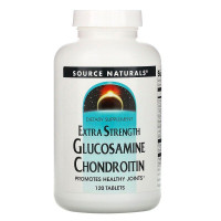 Глюкозамін і хондроїтин, Glucosamine Chondroitin, Source Naturals, 120 таблеток