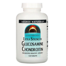 Глюкозамин и хондроитин, Glucosamine Chondroitin, Source Naturals, 120 таблеток