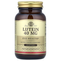 Лютеин, Lutein, Solgar, 40 мг, 30 гелевых капсул