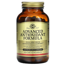 Антиоксидантный комплекс, Advanced Antioxidant Formula, Solgar, 120 вегетарианских капсул