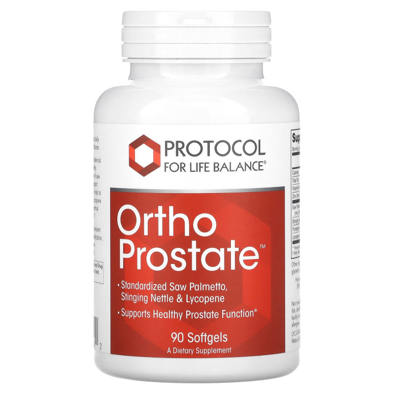 Підтримка простати, Ortho Prostate, Protocol for Life Balance, 90 гелевих капсул