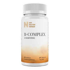 B-комплекс, B-Complex, My Nutri Week, 60 капсул