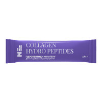 Гидропептиды коллагена, Collagen Hydro Peptides, My Nutri Week, з подсластителем, вкус Скандинавские фрукты, 1 саше (5,64 г)