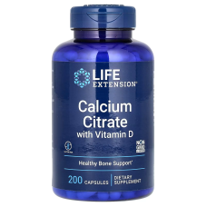 Цитрат кальция с витамином D, Calcium Citrate with Vitamin D, Life Extension, 200 капсул
