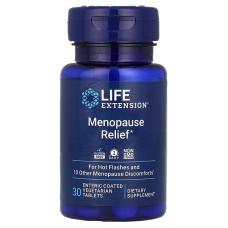 Підтримка при менопаузі, Menopause Relief, Life Extension, 30 вегетаріанських таблеток у кишковорозчинній оболонці